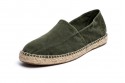 Espadrile Natural World, model Camping Yute 325, Kaki aspect Stone-Washed