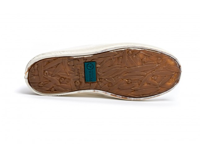 Pantofi din panza Natural World, model Nautico, Turcoaz, aspect Stone-Washed