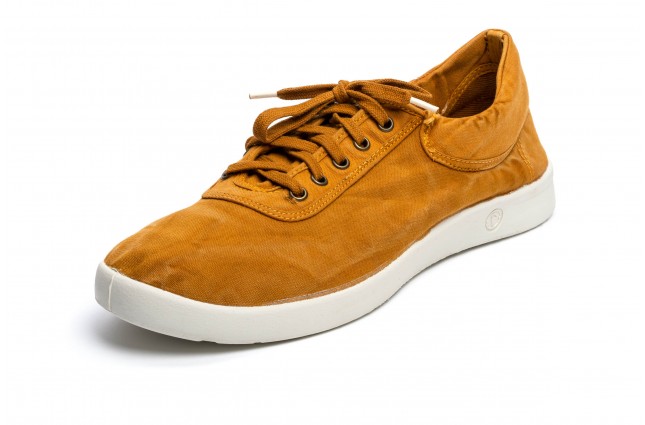 Tenisi din panza Natural World, model 3301, Cuero, aspect Stone-Washed