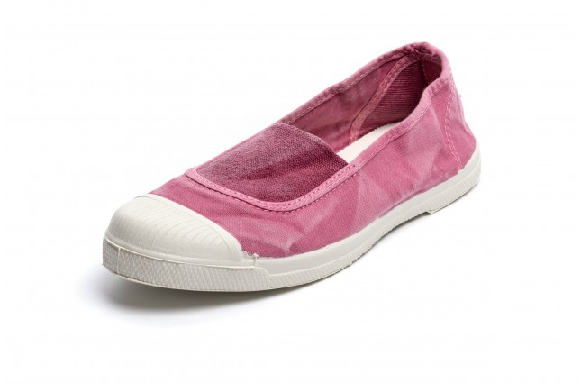 Tenisi Natural World, model Elastico Central, Rosa, aspect Stone-Washed