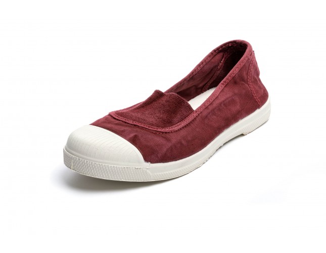 Tenisi Natural World, model Elastico Central, Bordo, aspect Stone-Washed