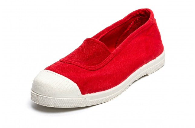 Tenisi Natural World pentru copii, model Elastico Central, Rosu