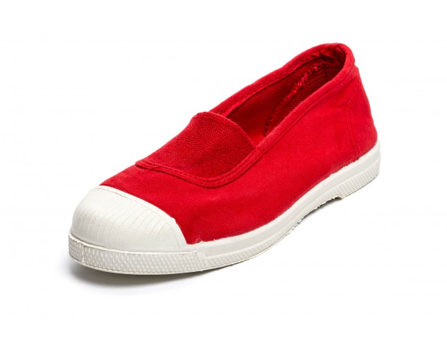 Tenisi Natural World pentru copii, model Elastico Central, Rosu