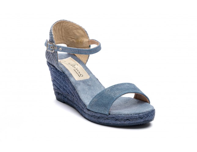 Sandale Gaimo din panza, model HAWO, Jeans