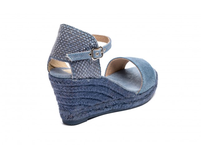 Sandale Gaimo din panza, model HAWO, Jeans