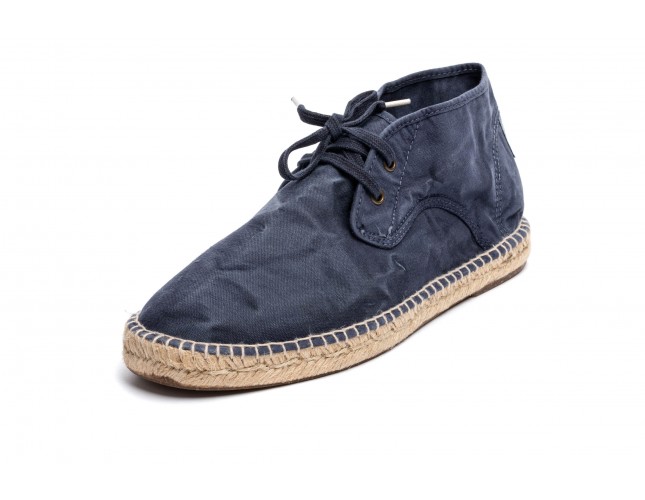 Espadrile Natural World, model Safari, Marin, aspect Stone-Washed