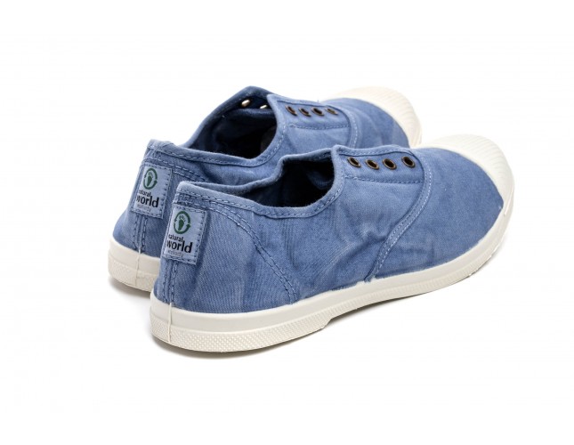 Tenisi Natural World, model Elastico, Albastru Celeste