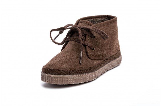 Ghete din piele intoarsa Natural World, model 521 Siret, Maron