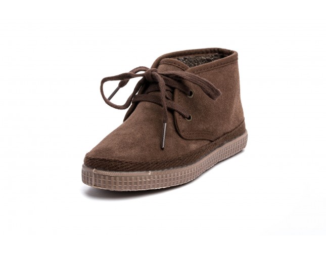 Ghete din piele intoarsa Natural World, model 521 Siret, Maron