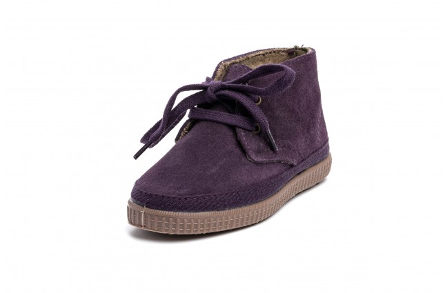 Ghete din piele intoarsa Natural World, model 521 Siret, Mov