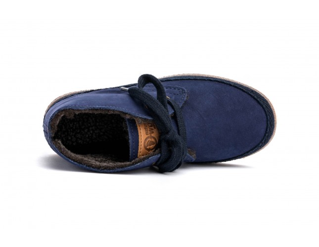 Ghete din piele nubuc Natural World, model 561 Siret, Marin