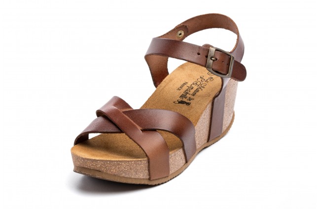 Sandale din piele naturala, Maison de l'Espadrille, Cuero