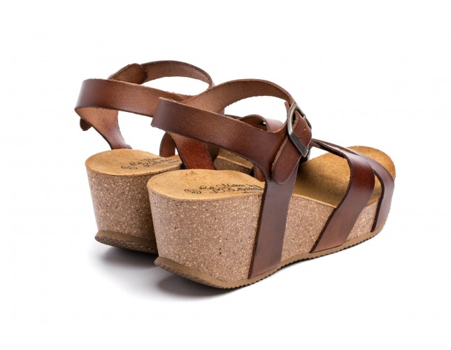 Sandale din piele naturala, Maison de l'Espadrille, Cuero