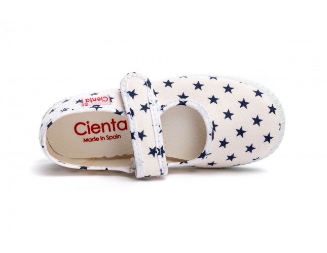 Tenisi Cienta by Natural World, model Mercedes, Alb