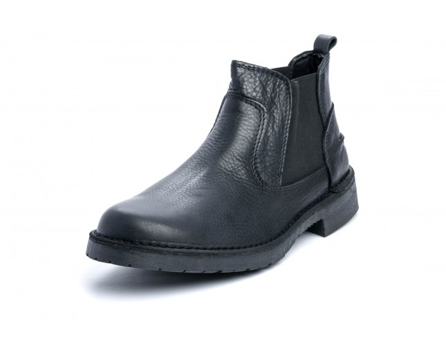 Ghete Chelsea, piele Bomber 1895, Negru