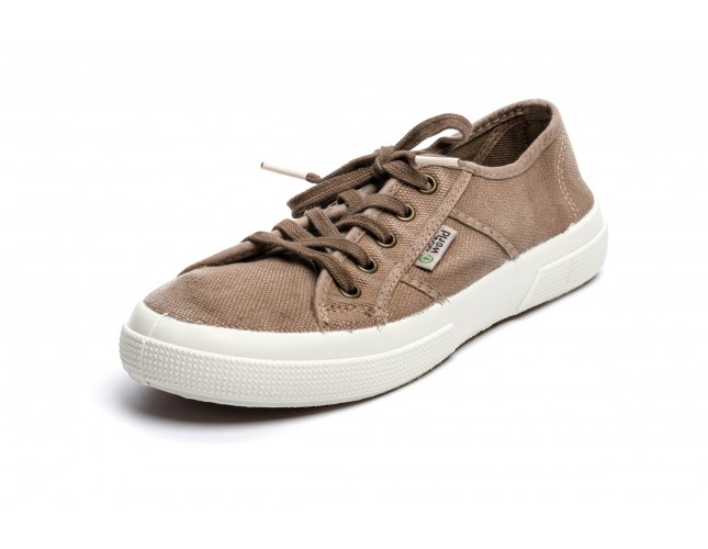 Tenisi Natural World, model Basquet 901B, Bej, aspect Stone-Washed