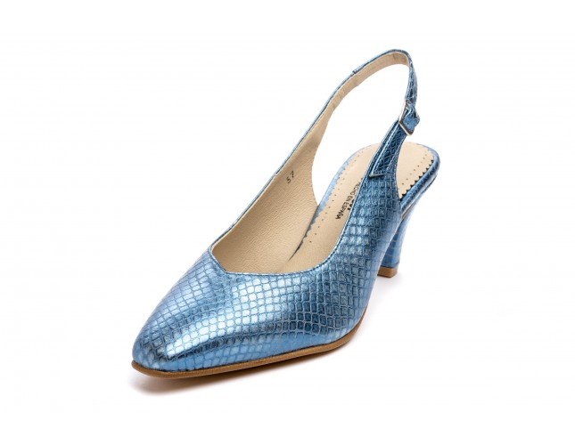 Sandale Gasymar din piele, model BOALUX 5310, Bleu