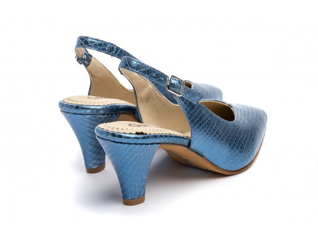 Sandale Gasymar din piele, model BOALUX 5310, Bleu