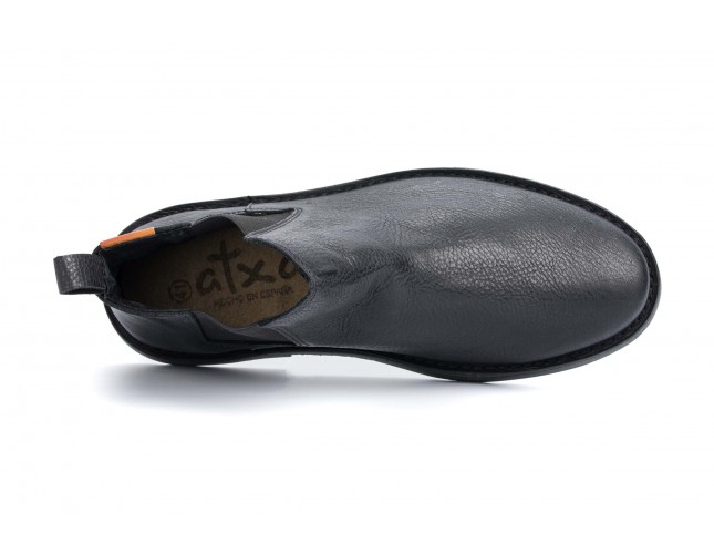 Ghete Chelsea, piele Bomber America 6038, Negru