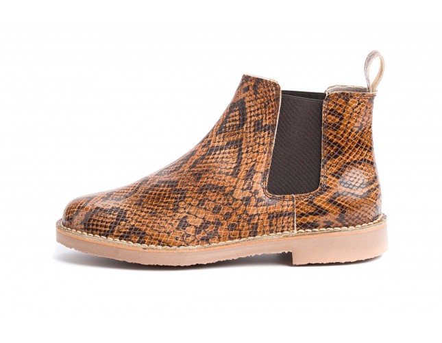 Ghete Chelsea, piele Taywan America 6038, Maro