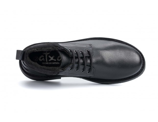 Ghete piele Bomber Estrela 1894, Negru