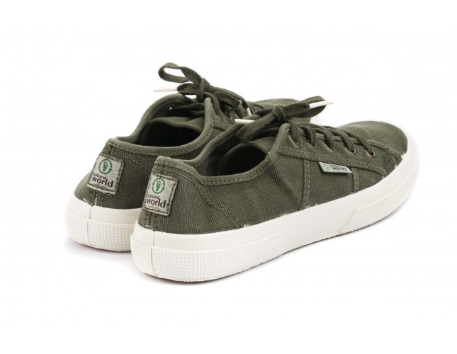 Tenisi Natural World, model Basquet 901B, Kaki aspect Stone-Washed