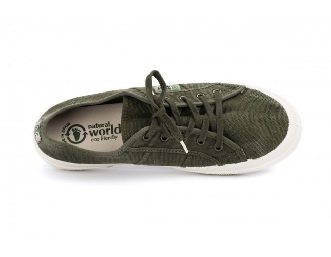 Tenisi Natural World, model Basquet 901B, Kaki aspect Stone-Washed