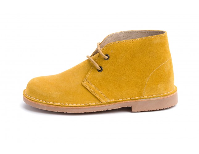 Ghete ATXA din piele intoarsa, model SAFARI 2002, Galben Cereal