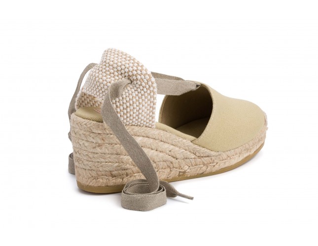 Sandale Gaimo din panza, model VALENCIANA 17, Bej Panama