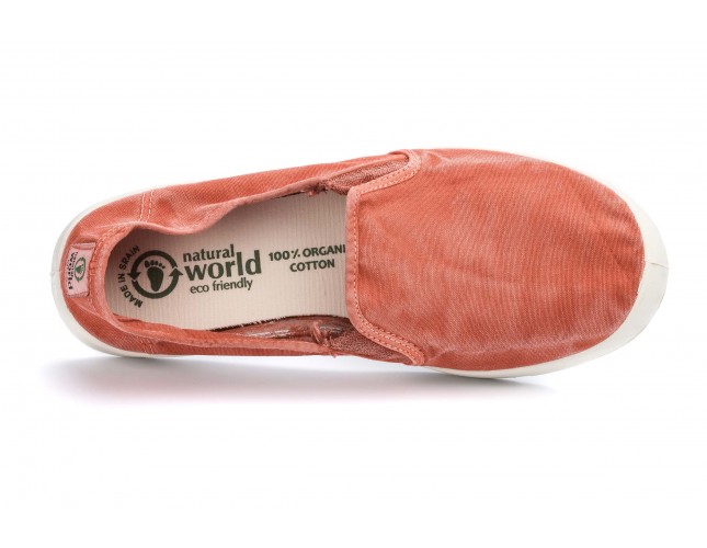 Tenisi Natural World, model Cangrejo 3306, Teracota aspect Stone-Washed