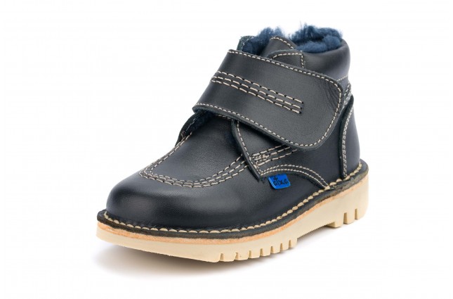 Ghete ATXA, din piele naturala, model MAKRO 2145V, Marin