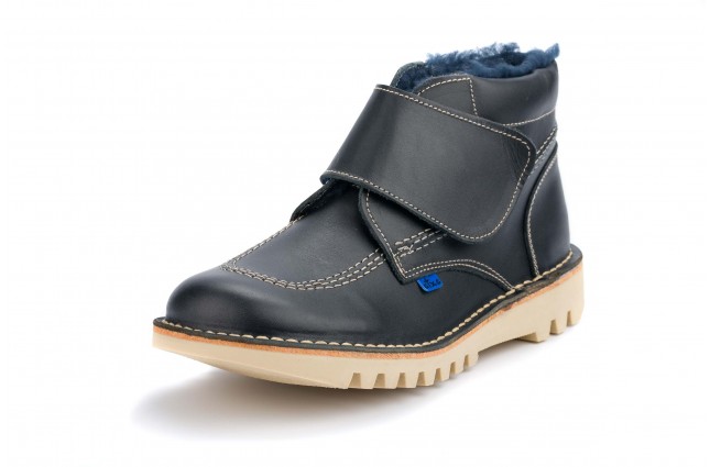 Ghete ATXA, din piele naturala, model MAKRO 2145V, Marin