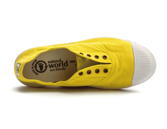 Tenisi Natural World, model Elastico, Galben Amarillo
