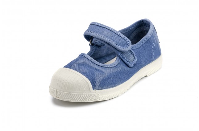 Tenisi Natural World pentru copii, model Mercedes, Bleu Celeste