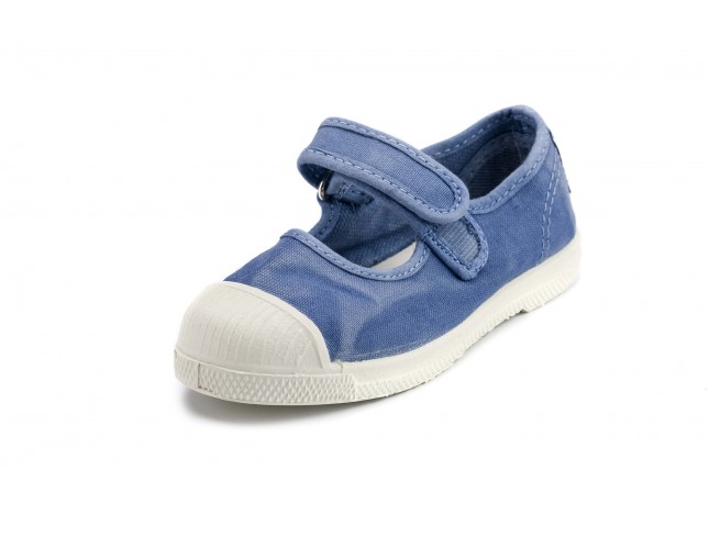 Tenisi Natural World pentru copii, model Mercedes, Bleu Celeste