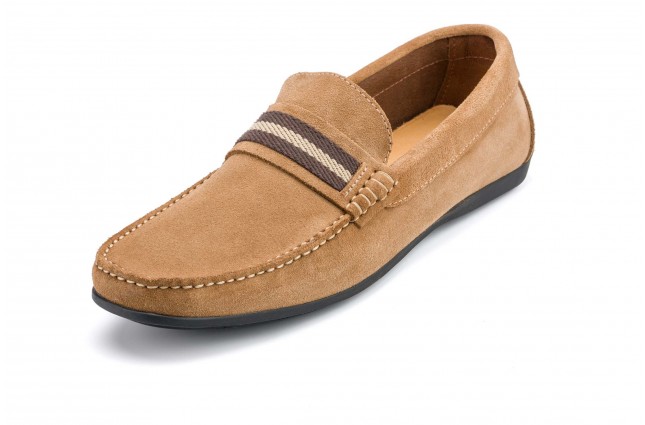Mocasini din piele Pastoret 552, Bej