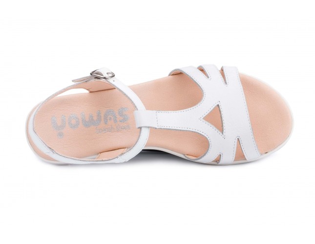 Sandale Yowas pentru copii, model Kafir, Alb