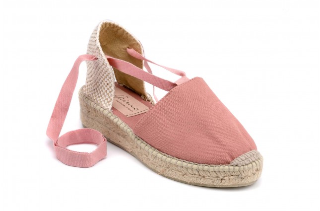 Sandale Gaimo din panza, model VALENCIANA 02, Rosa
