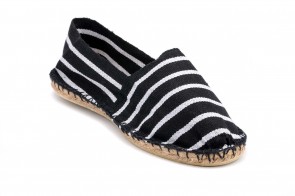 Espadrile Gaelle Dungi Negru/Alb
