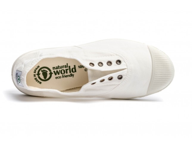 Tenisi Natural World, model Elastico 3102, Alb