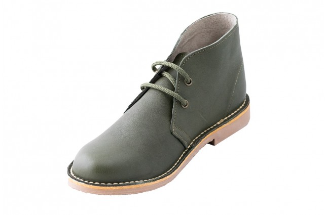 Ghete Safari, piele Samun, Verde Militar