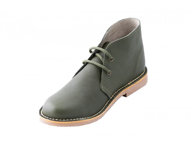 Ghete Safari, piele Samun, Verde Militar