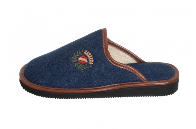 Papuci de casa Cruan, model Chinela 1021, Albastru Marin