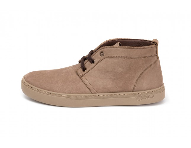 Ghete Natural World, din piele napa, model 6789, Bej