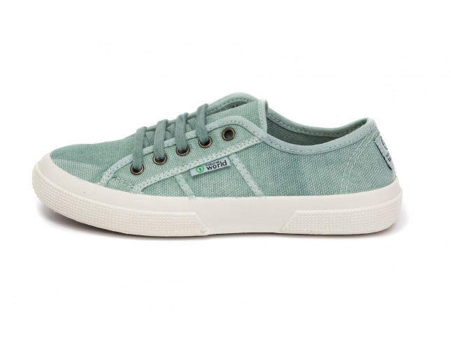 Tenisi Natural World, model Basquet 901, Aqua, aspect Stone-Washed