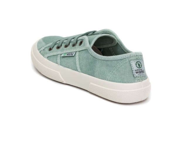 Tenisi Natural World, model Basquet 901, Aqua, aspect Stone-Washed