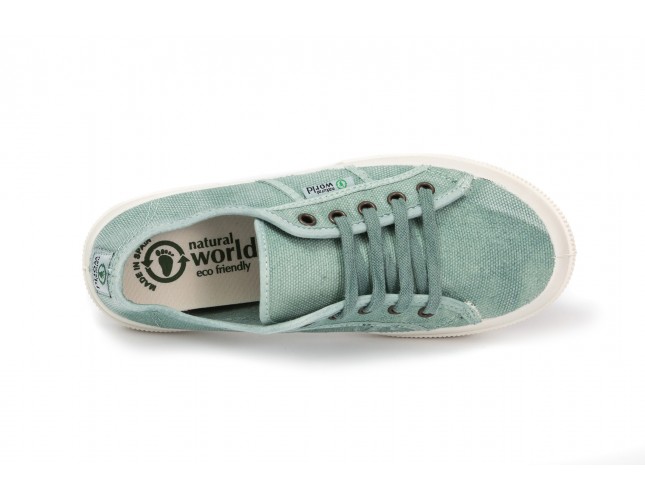 Tenisi Natural World, model Basquet 901, Aqua, aspect Stone-Washed