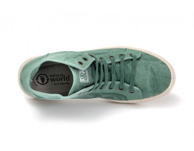 Bascheti Natural World, model BOTA 6608, Verde Albahaca aspect stone-washed