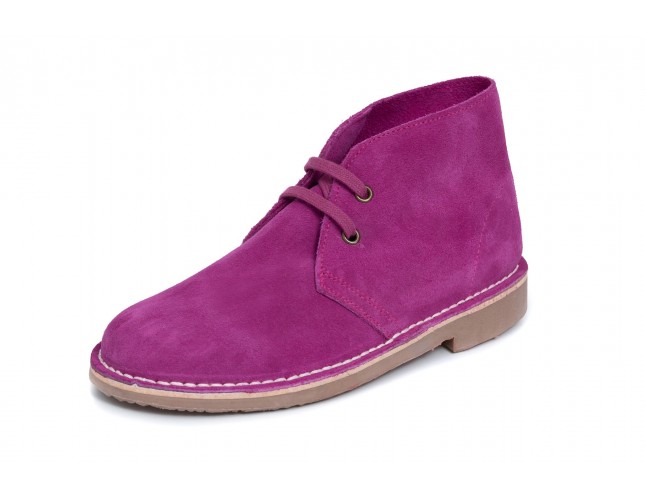 Ghete ATXA din piele intoarsa, model SAFARI 2000, Magenta