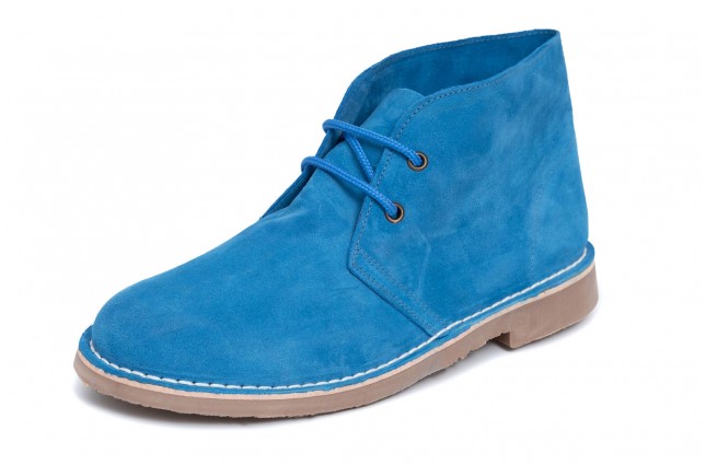 Ghete ATXA din piele intoarsa, model SAFARI 2000B, Albastru Azulon
